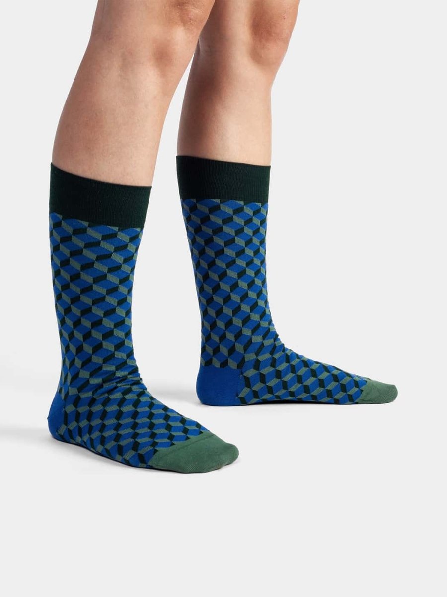 Socken Deep Blue Dice von DillySocks
