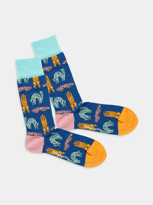 dilly socks Notre chaussettes: Fight Like A Cat