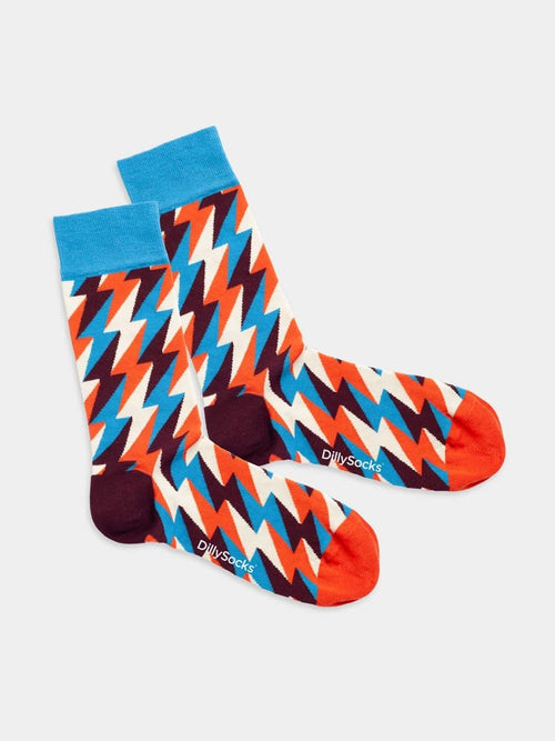 dilly socks Notre Chaussettes: Fireball and Light