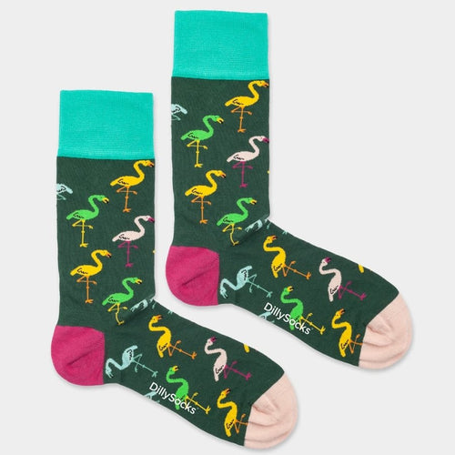 Socken Flamingo Forest von DillySocks