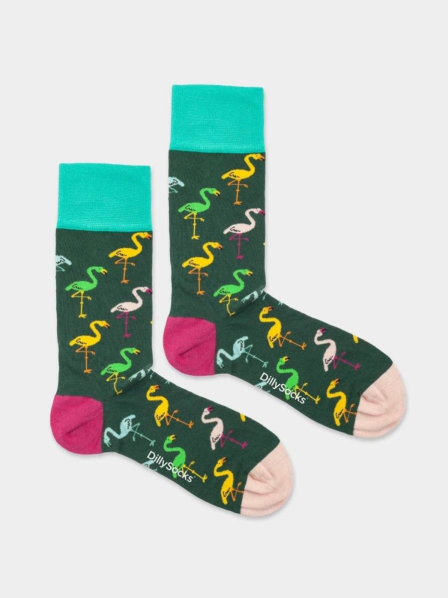 Socken Flamingo Forest von DillySocks