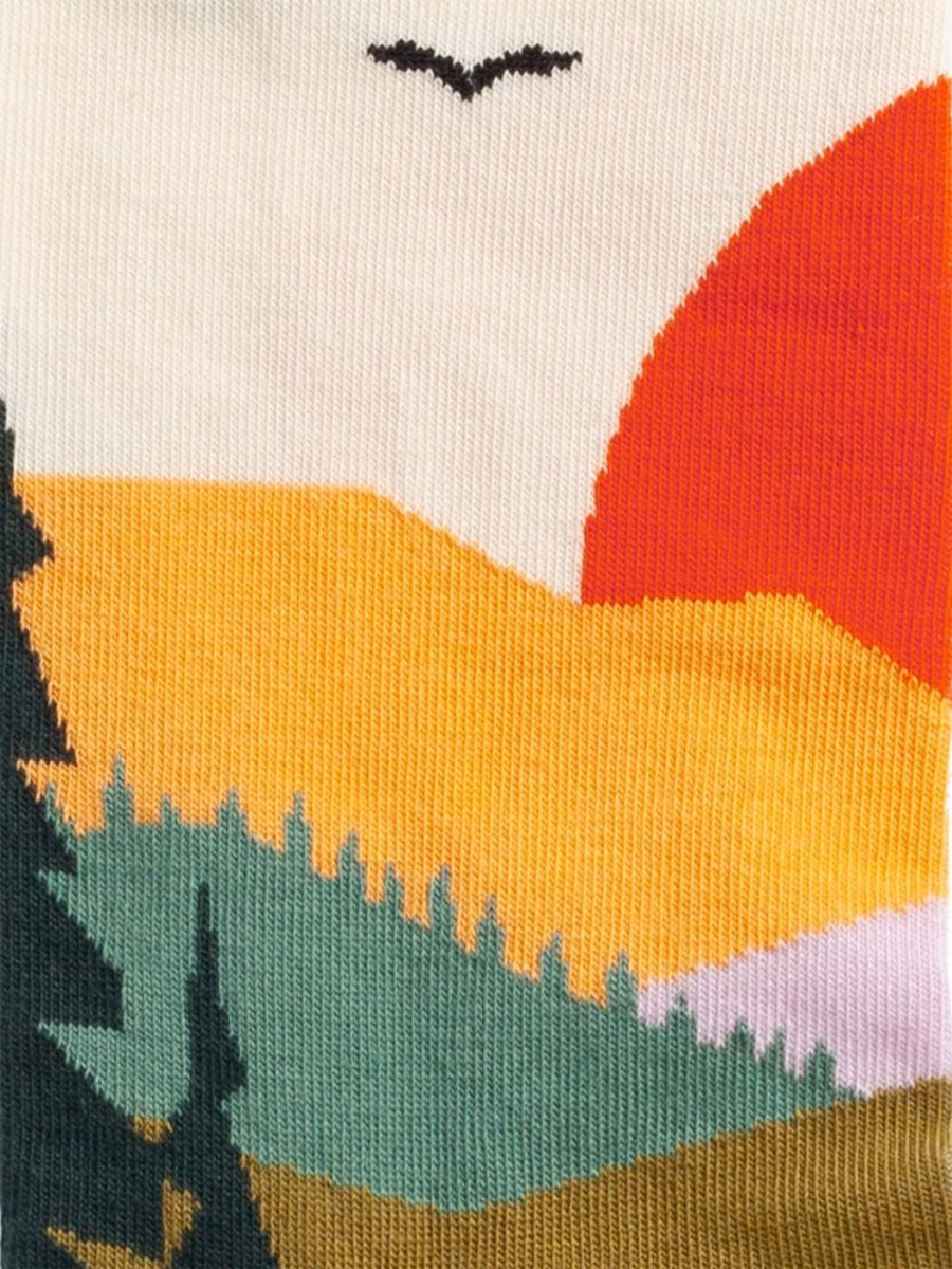 Socken Forest Sunset von DillySocks