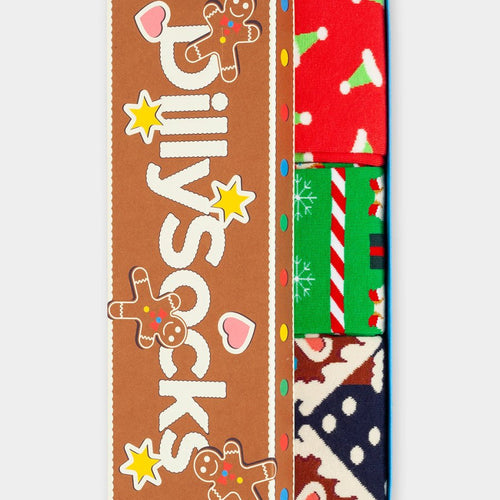 Socken - Geschenkbox Christmas Wonders (3er Box) von DillySocks
