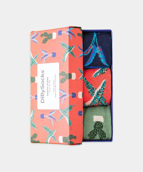 dilly socks Notre coffrets cadeaux: Exotic Flora