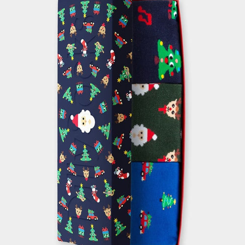 Socken - Geschenkbox Holiday Magic (3er Box) von DillySocks