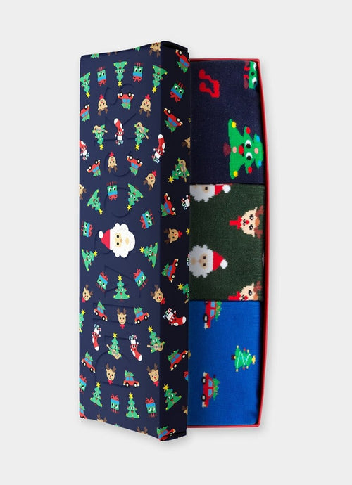 Socken - Geschenkbox Holiday Magic (3er Box) von DillySocks