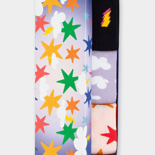 Socken - Geschenkbox Sky Sparks (3er Box) von DillySocks