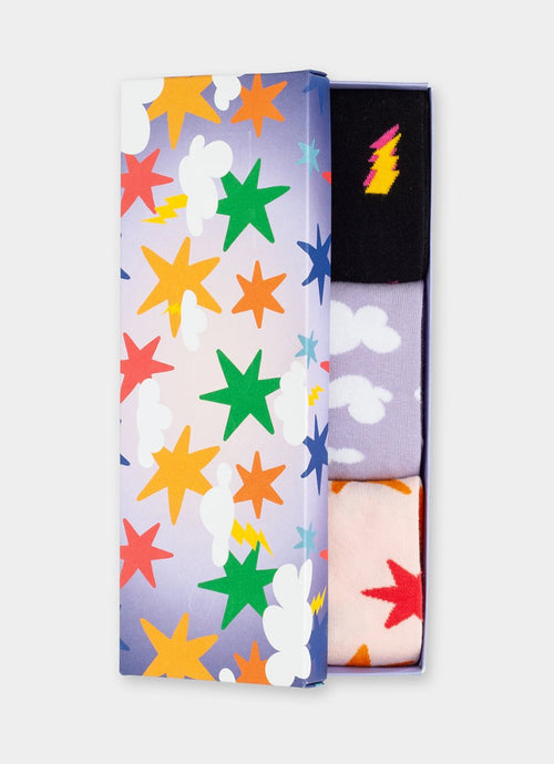Socken - Geschenkbox Sky Sparks (3er Box) von DillySocks
