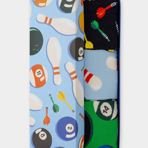 Socken - Geschenkbox Strike & Score (3er Box) von DillySocks