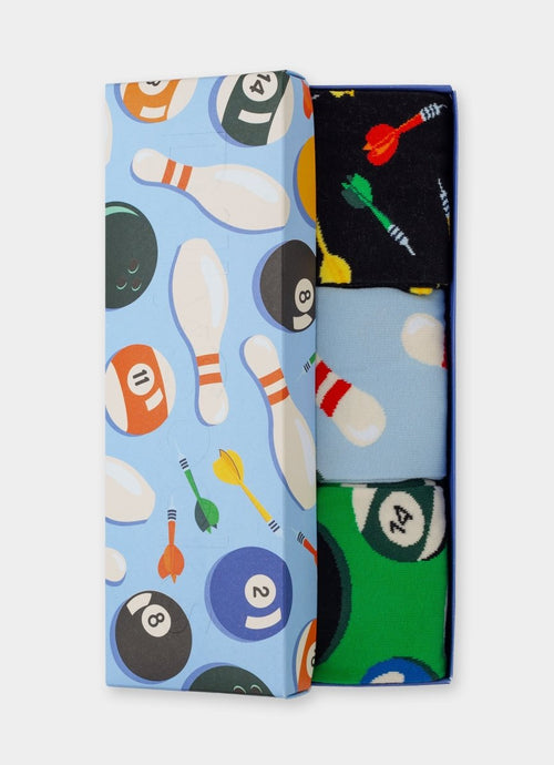 Socken - Geschenkbox Strike & Score (3er Box) von DillySocks
