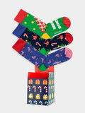 Socken - Geschenkbox Winter Magic (3er Box) von DillySocks