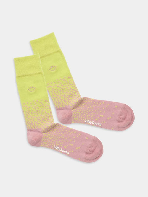 dilly socks Notre chaussettes: Granular Smiles