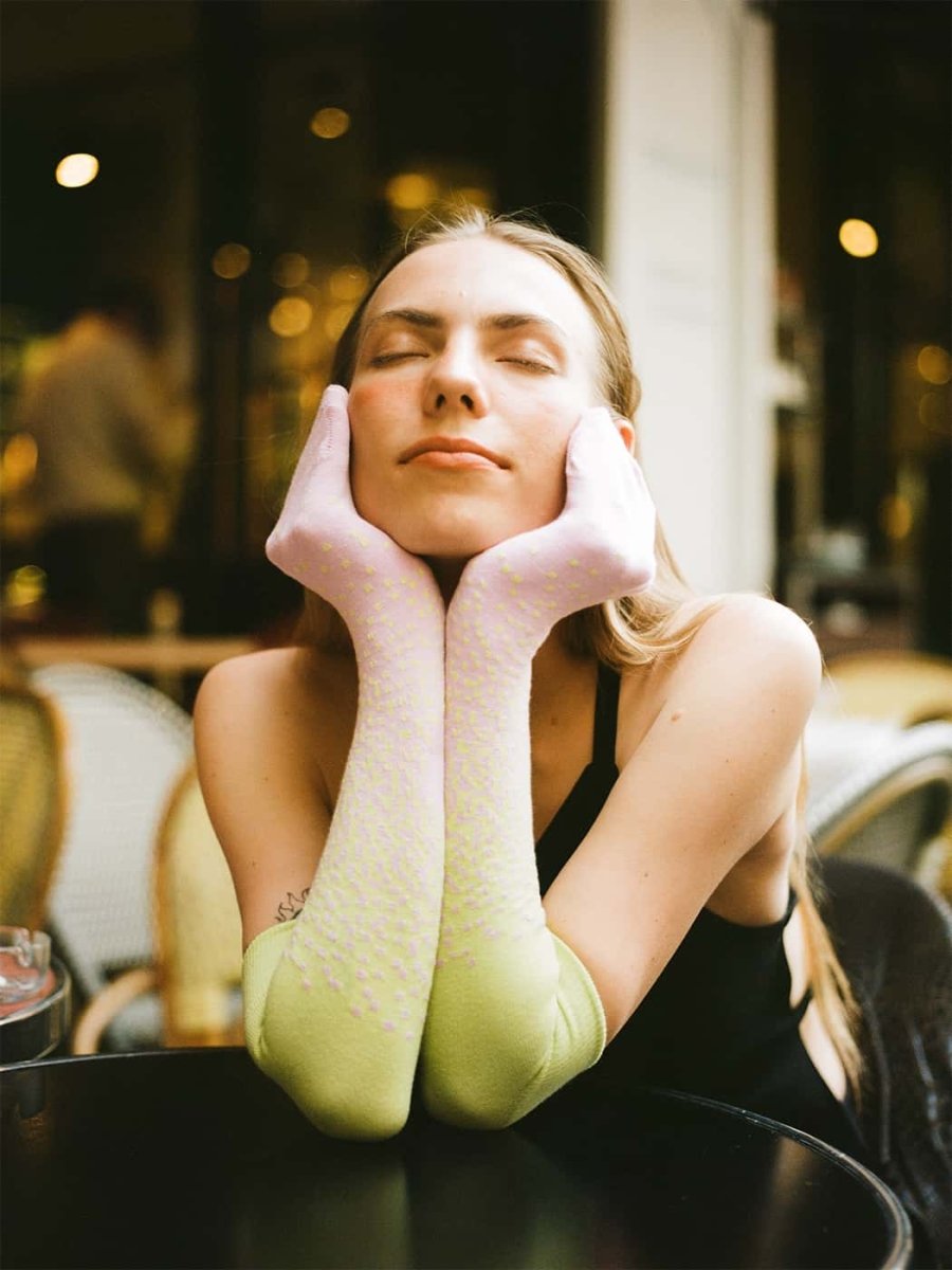 Socken Granular Smiles von DillySocks