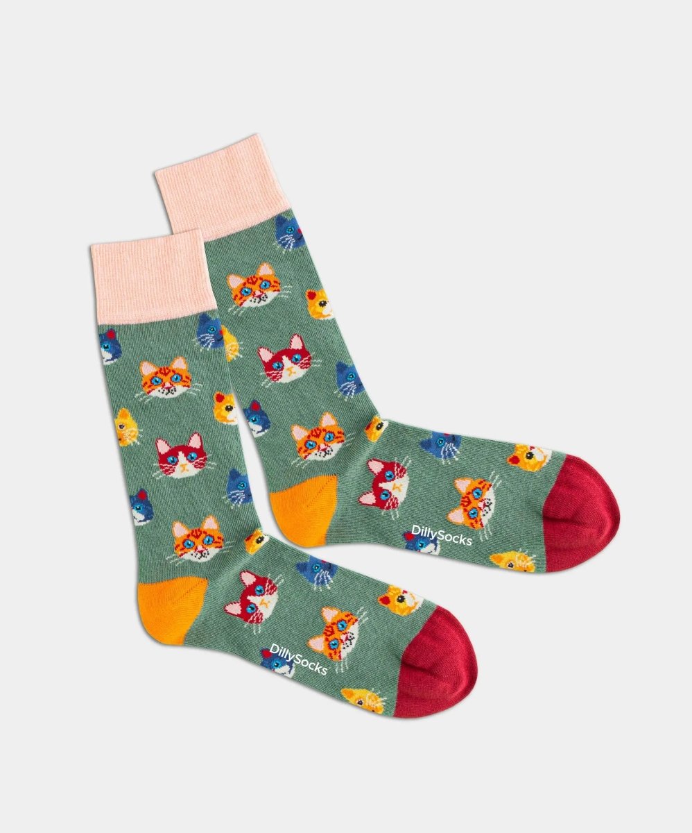 Socken Grassy Kitten von DillySocks