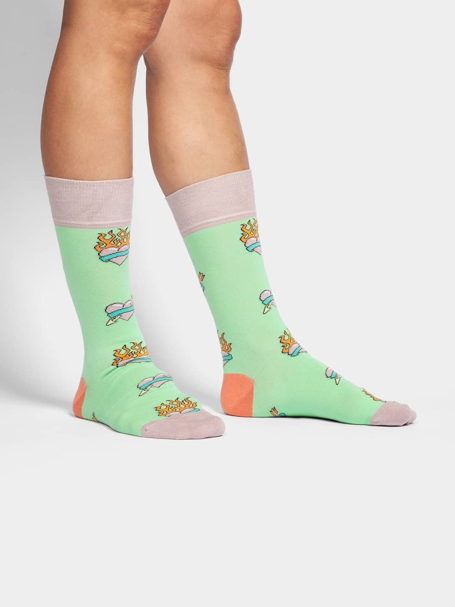 Socken Heart on Fire von DillySocks