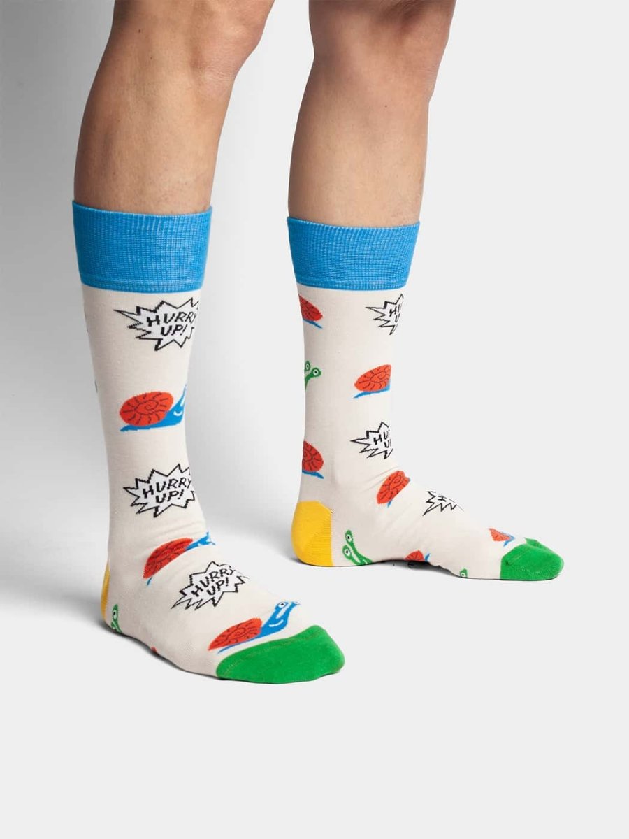 Socken Hurry Up Slow von DillySocks