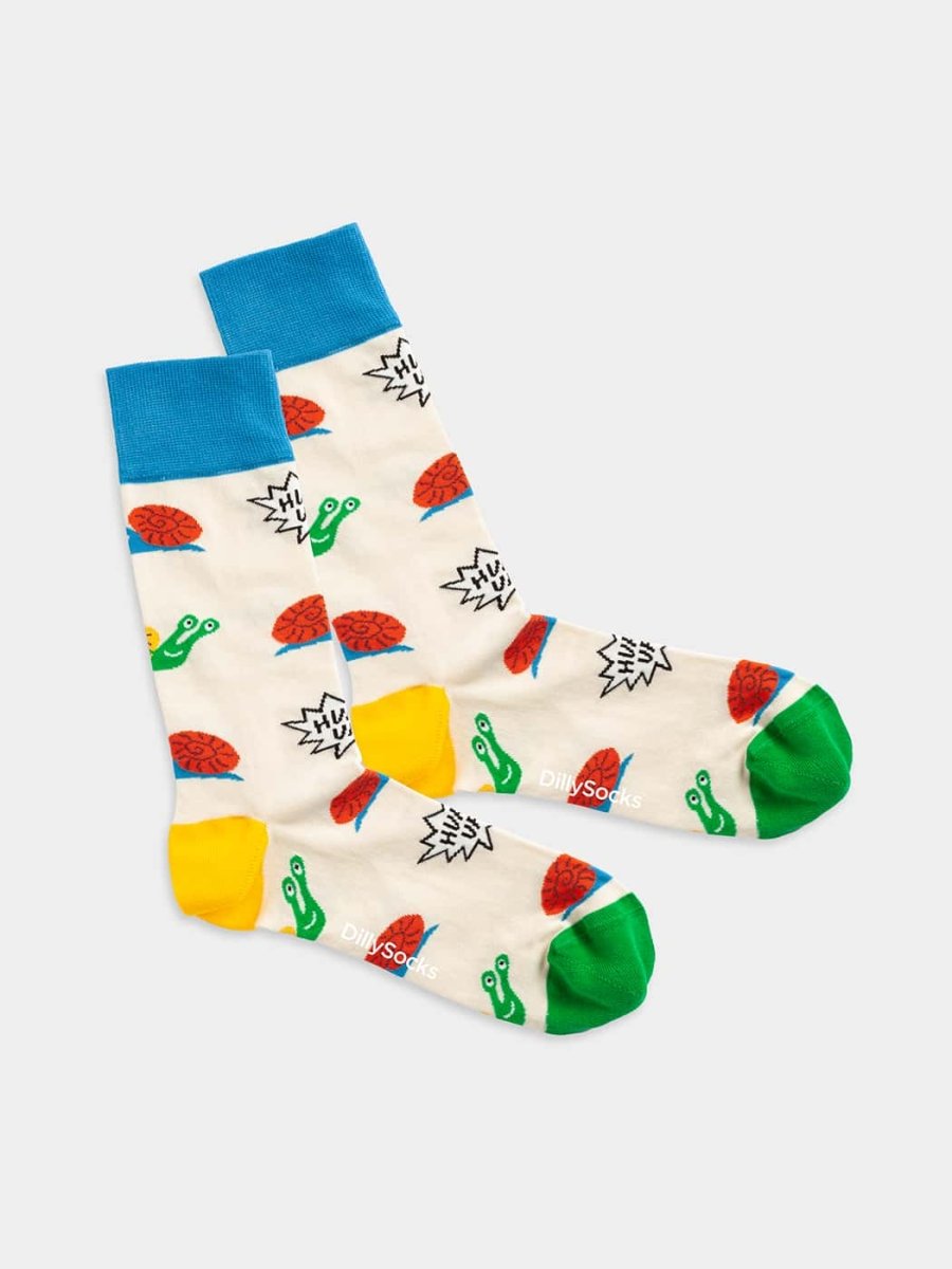 Socken Hurry Up Slow von DillySocks