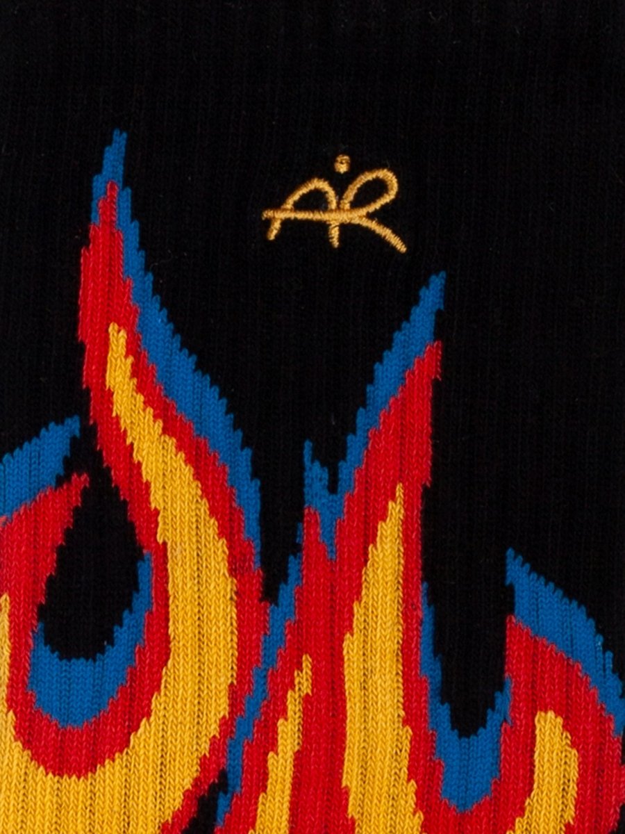 Socken Keep Burning. <br> Andri Ragettli Drop von DillySocks