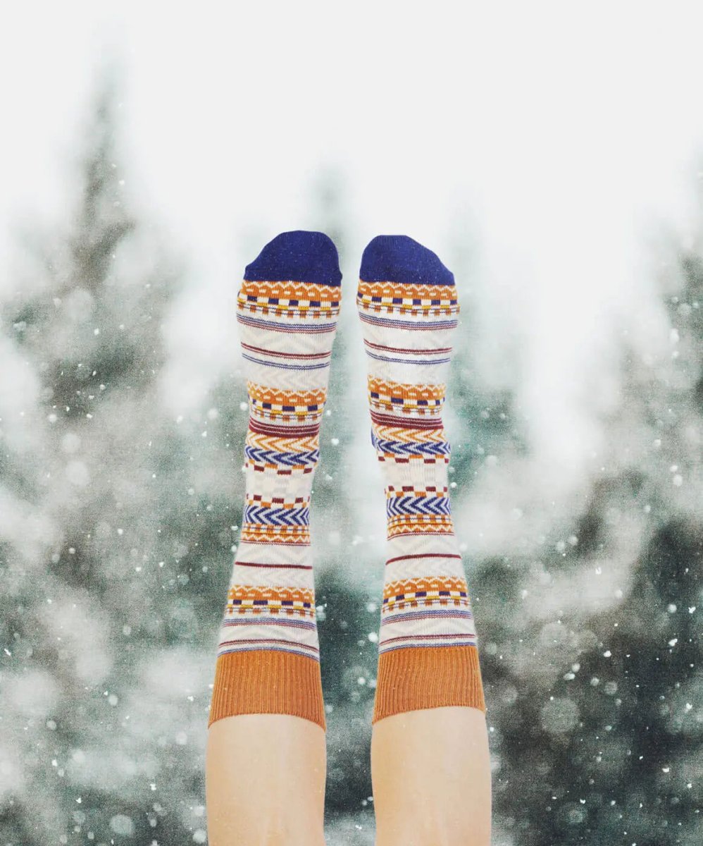 Socken Knitty Frosty Winter von DillySocks