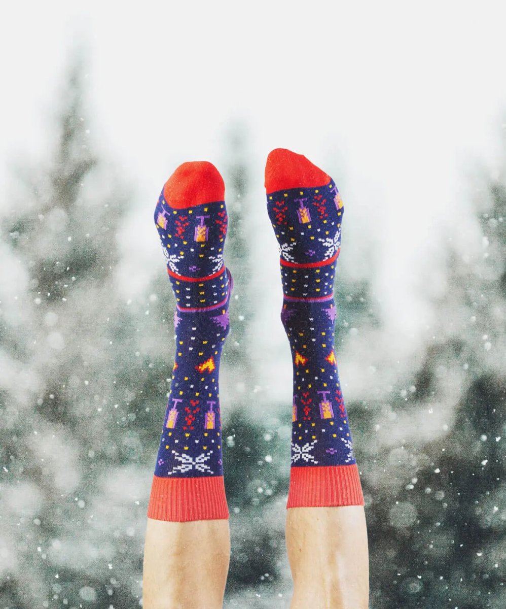 Socken Knitty Soxmas Night von DillySocks