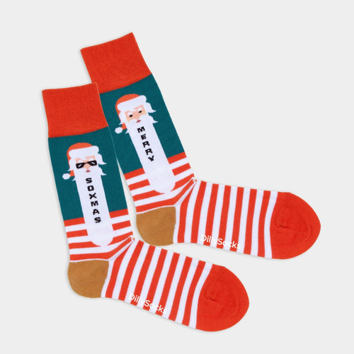 Socken Merry Soxmas von DillySocks