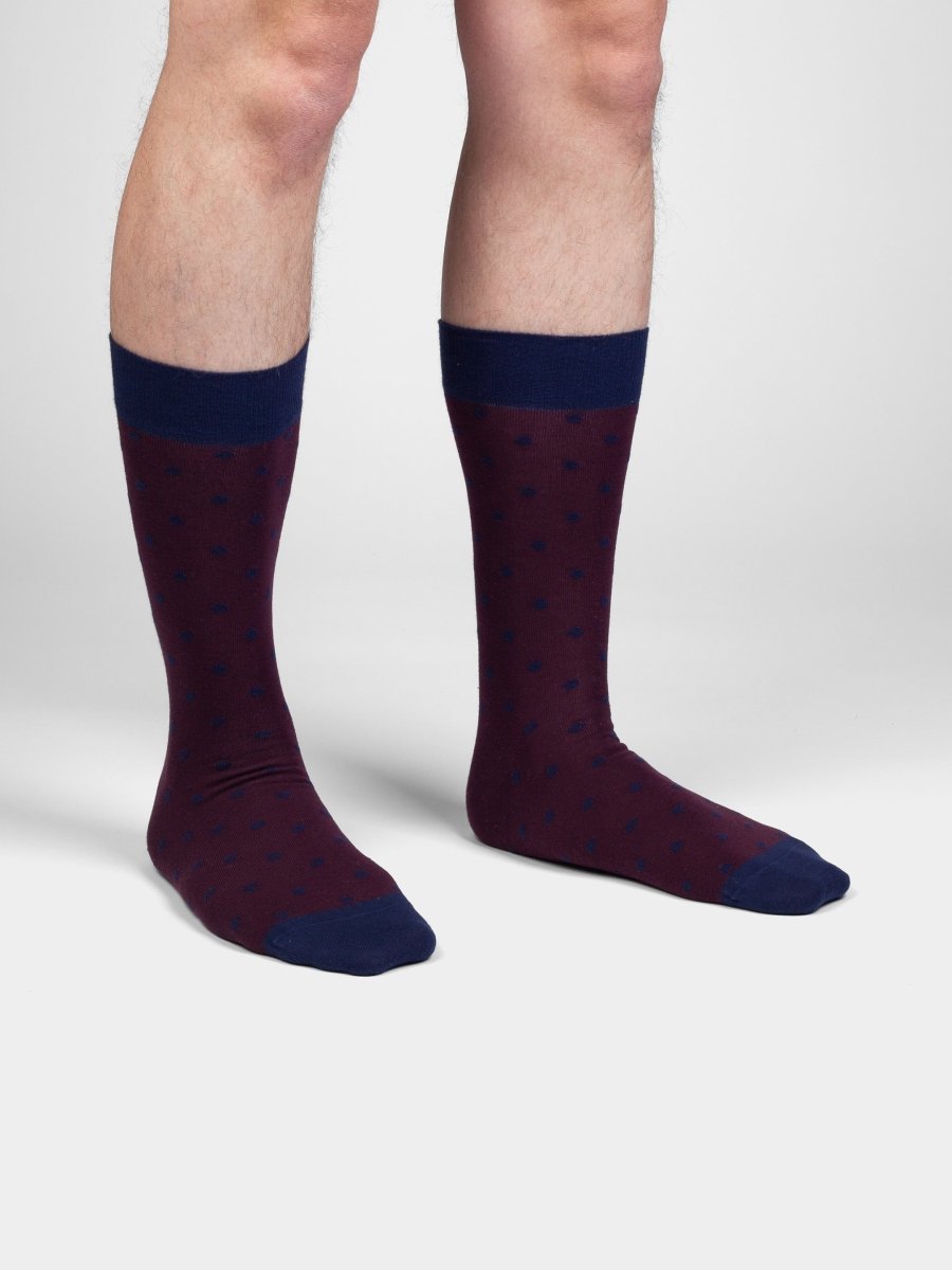 Socken Midnight Tiny Dots von DillySocks