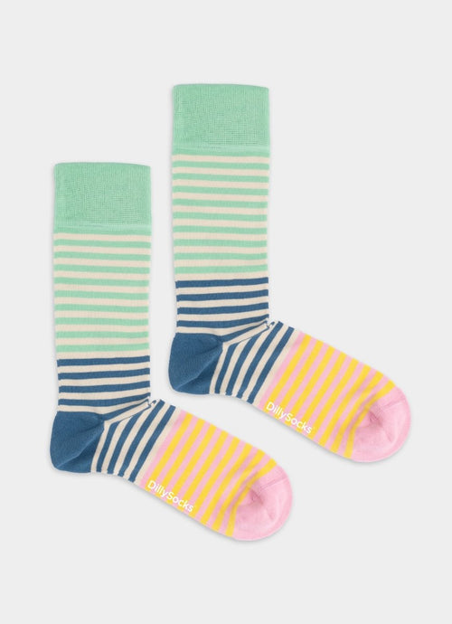 Socken Minty Stripes von DillySocks