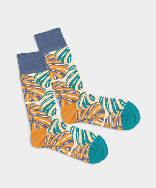 dilly socks Notre Chaussettes: Monstrous Monstera