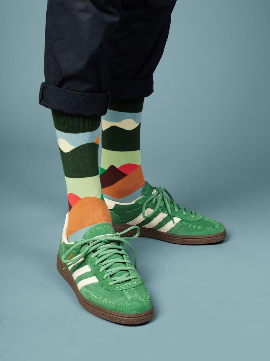 Socken Mountain Peaks von DillySocks