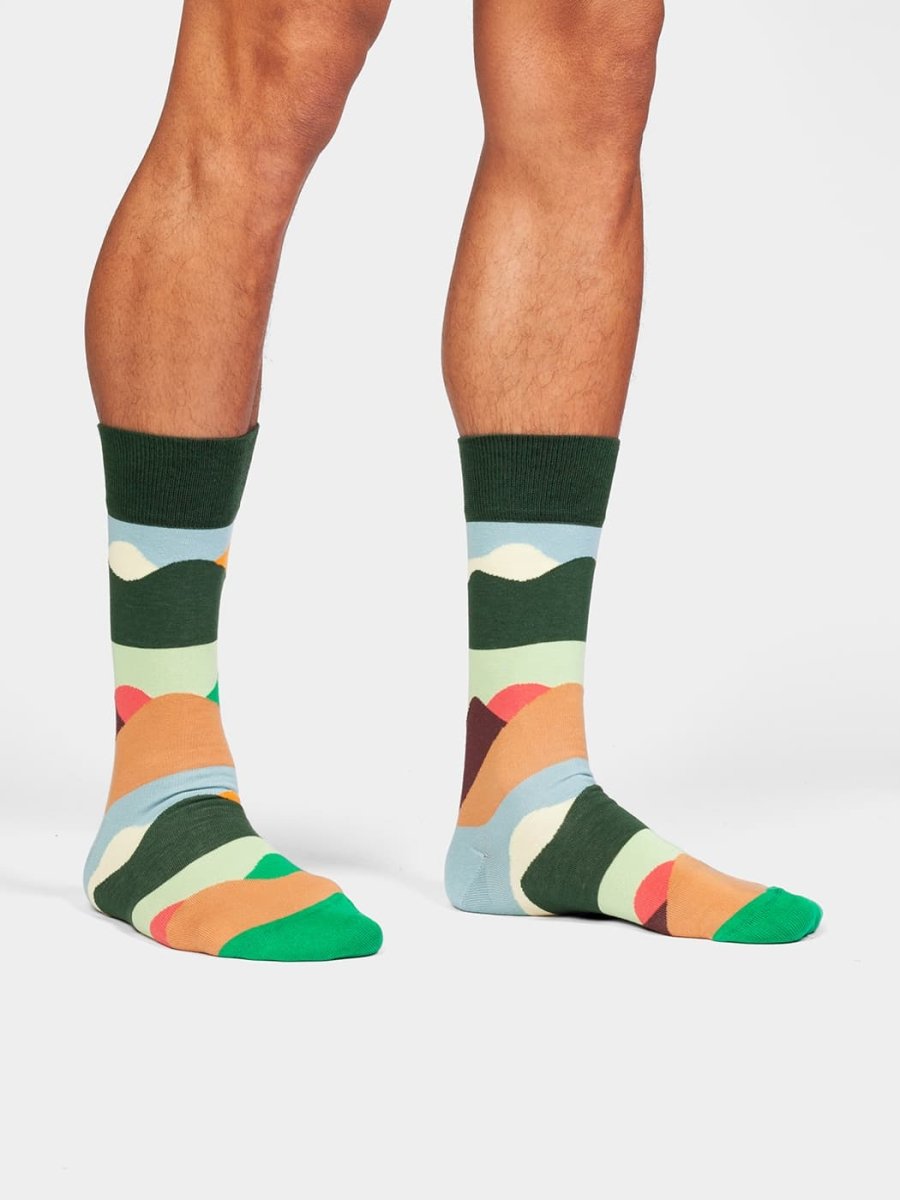 Socken Mountain Peaks von DillySocks