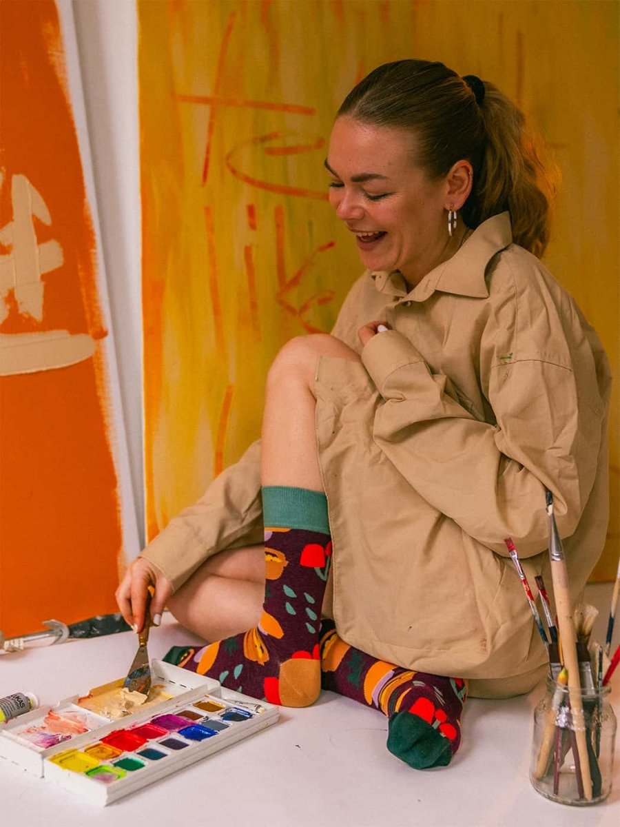 Socken Mushroom Crush von DillySocks