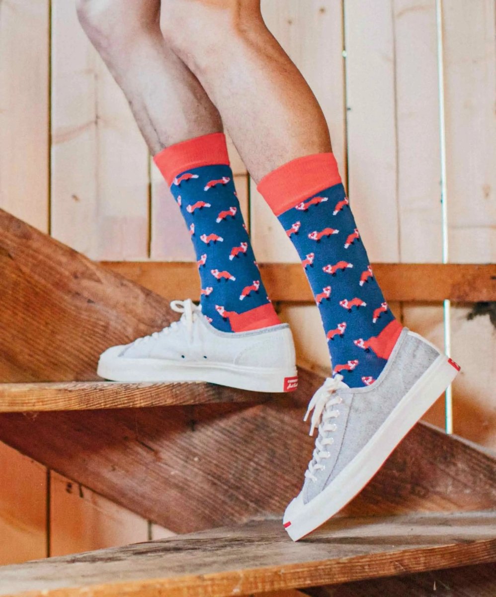 Socken Navy Fox von DillySocks