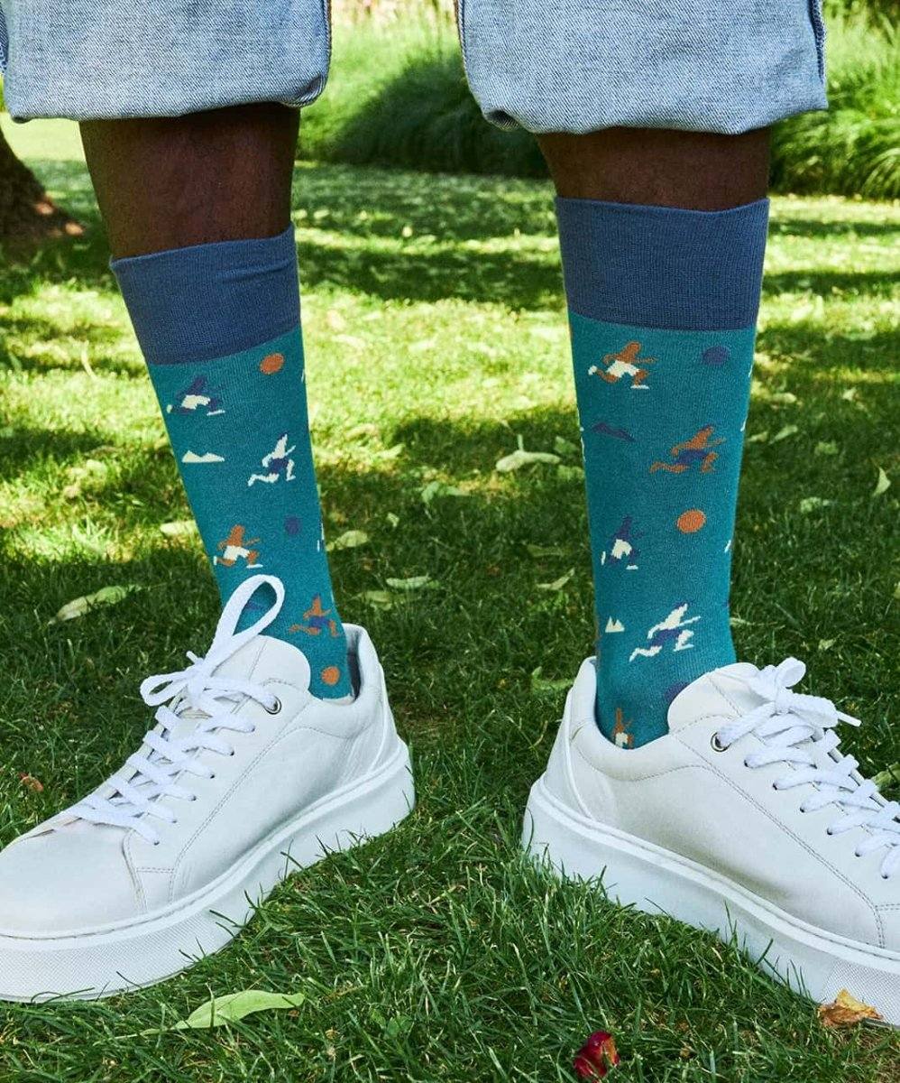 Night Runner Socken beim nächtlichen Laufen tragen