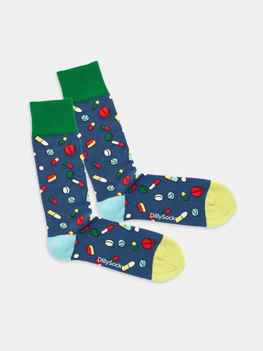Socken Pills Skills von DillySocks