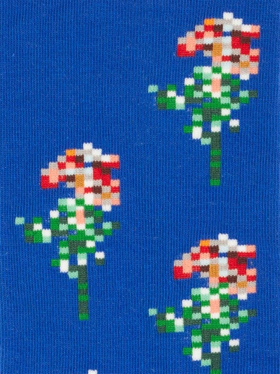 Socken Pixel Flowers von DillySocks