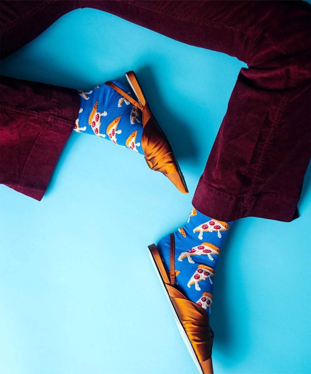 Socken Pizza Drip von DillySocks