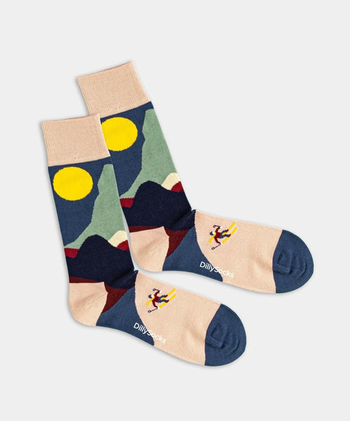 dilly socks Notre chaussettes: Powder Play