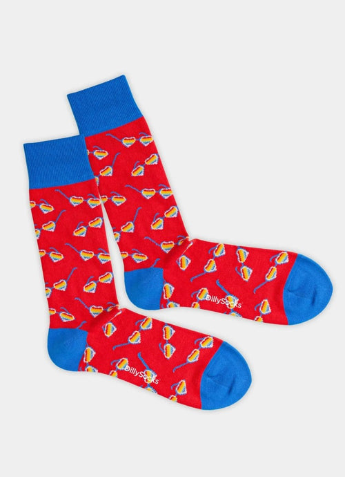 Socken Rainbow Glasses von DillySocks