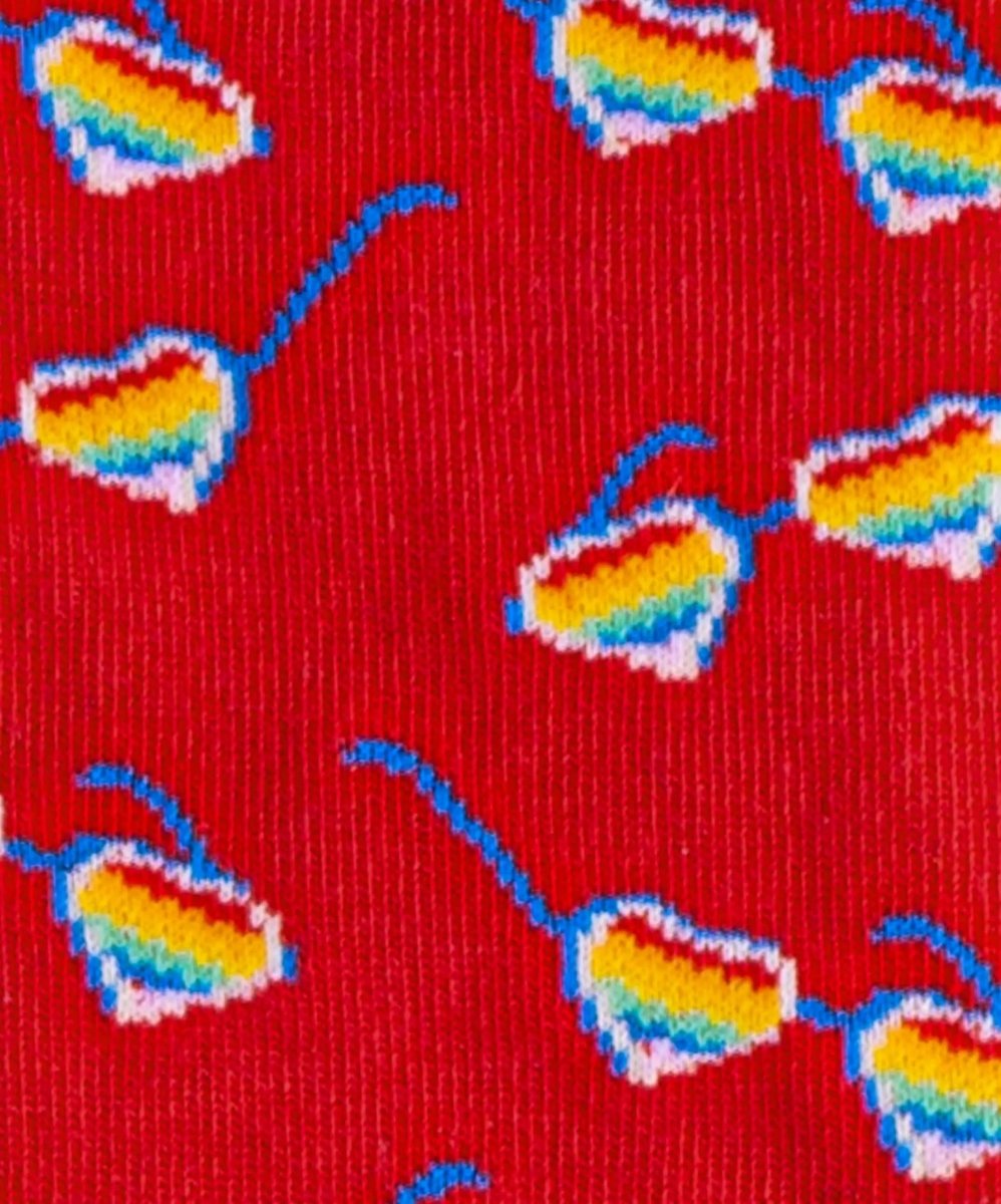 Socken Rainbow Glasses von DillySocks