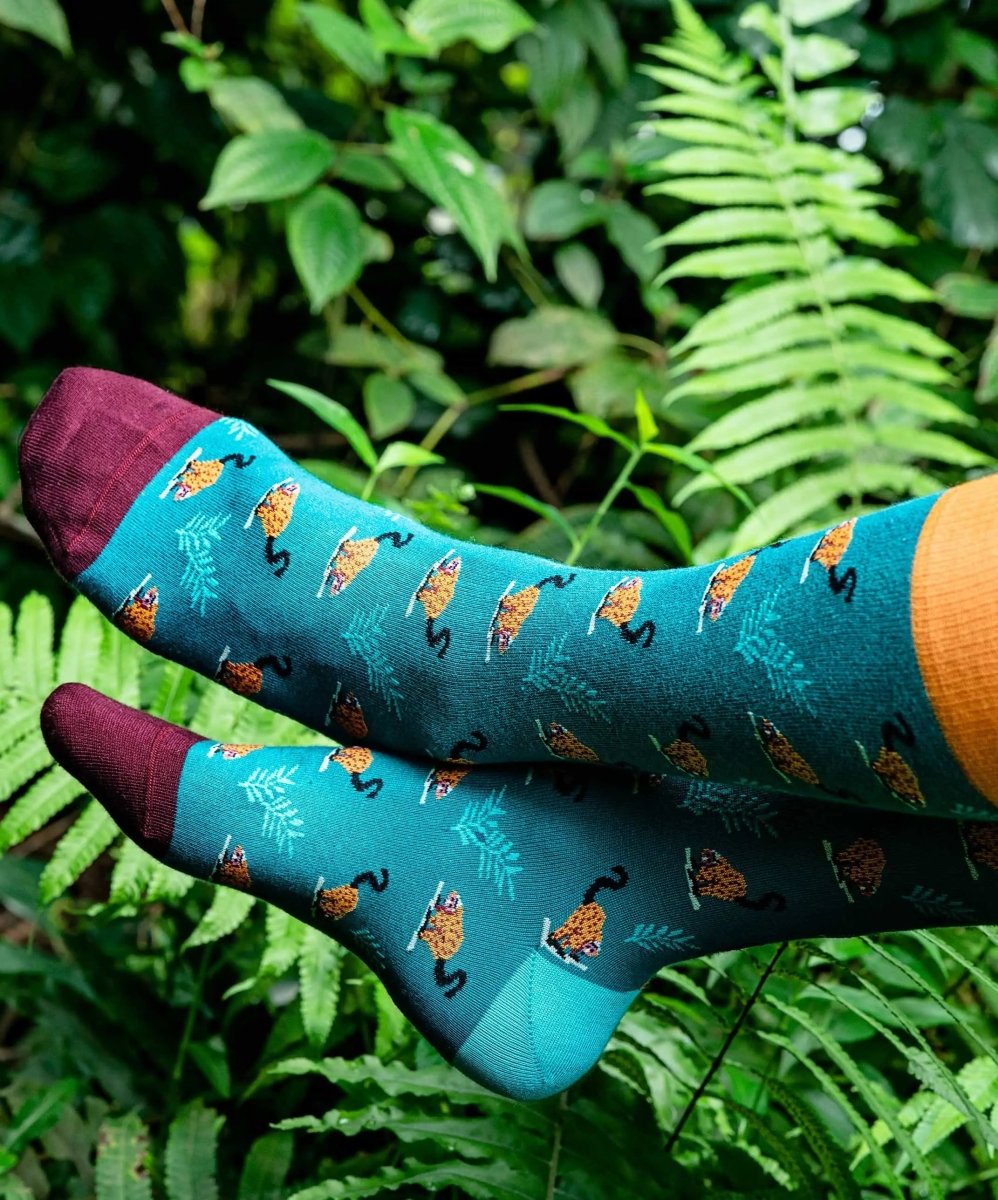Socken Red Ruffed Lemur von DillySocks