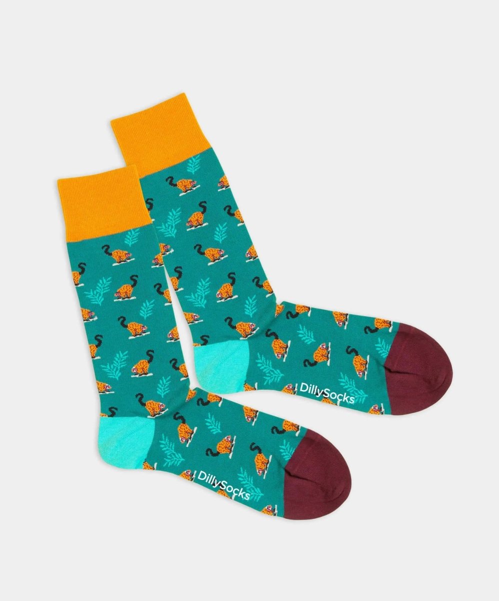 Socken Red Ruffed Lemur von DillySocks