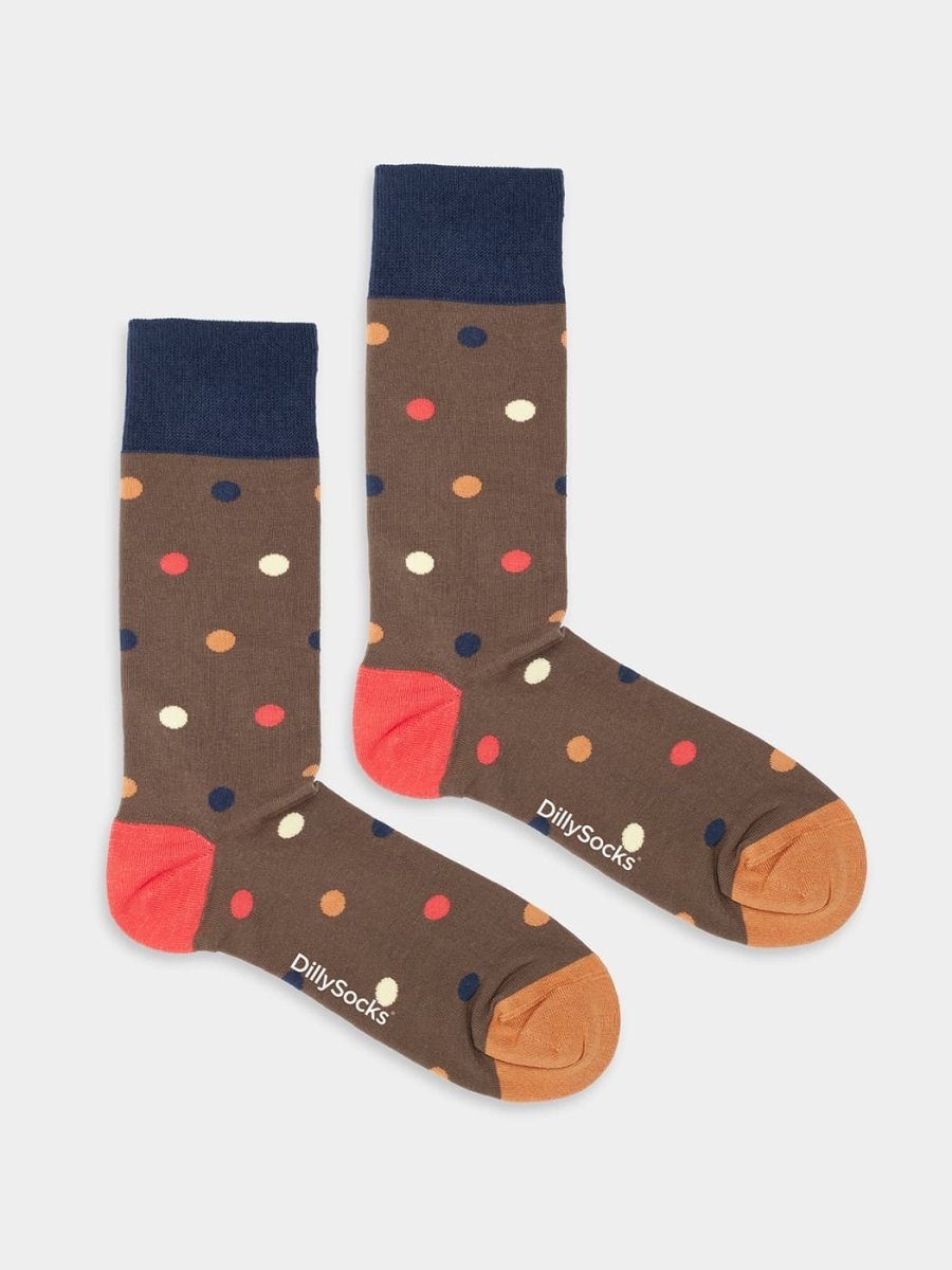 Socken Retro Dots von DillySocks