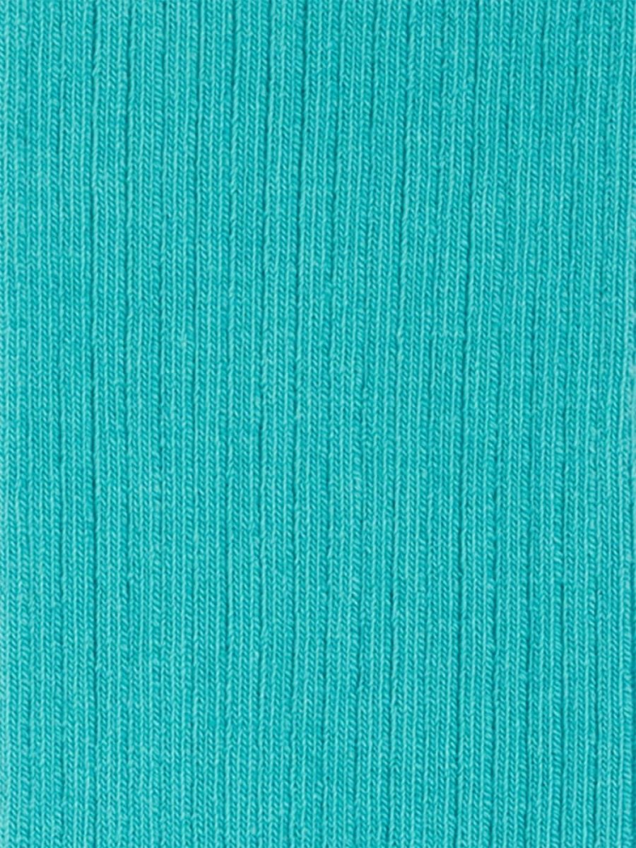 Ribbed Shiny Turquoise