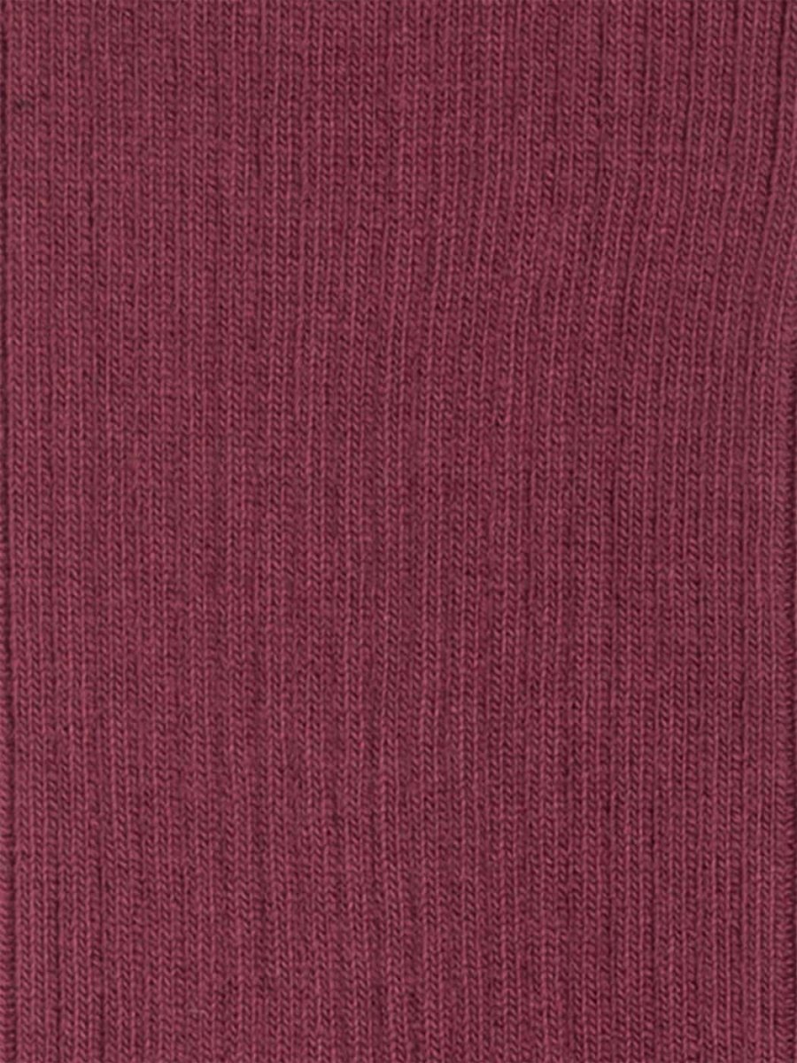 Ribbed Wine Red