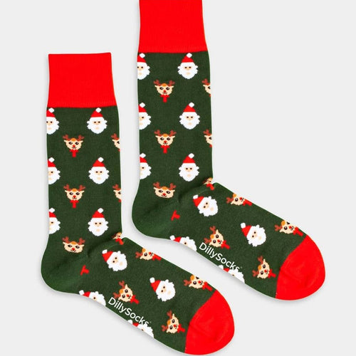 Socken Rudolph in the Forest von DillySocks