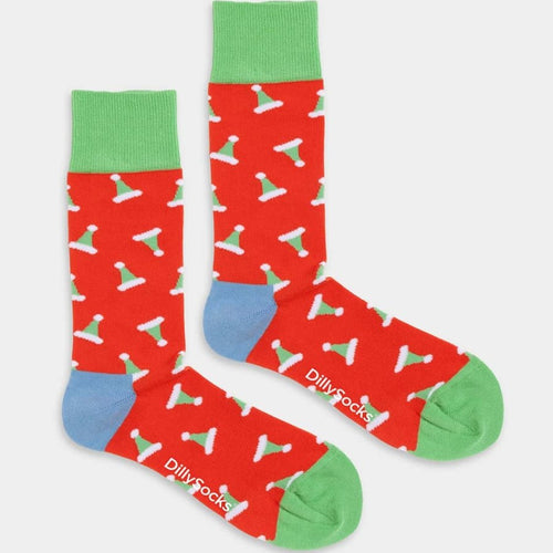 Socken Santaless Hats von DillySocks