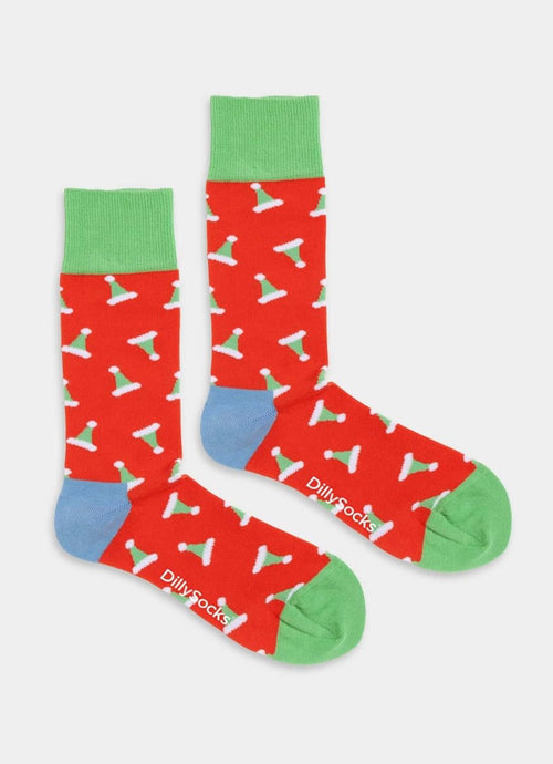 Socken Santaless Hats von DillySocks