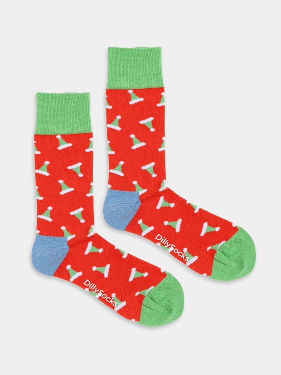 Socken Santaless Hats von DillySocks