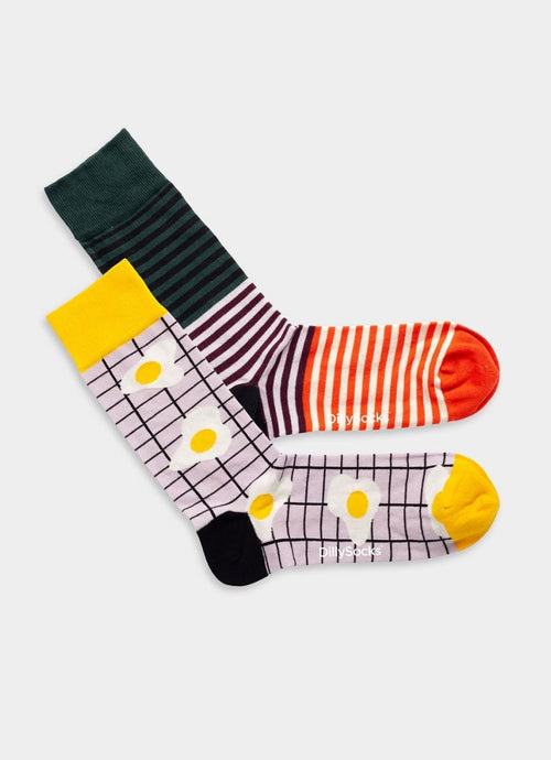 Socken - Sets Breakfast Club (2er Pack) von DillySocks
