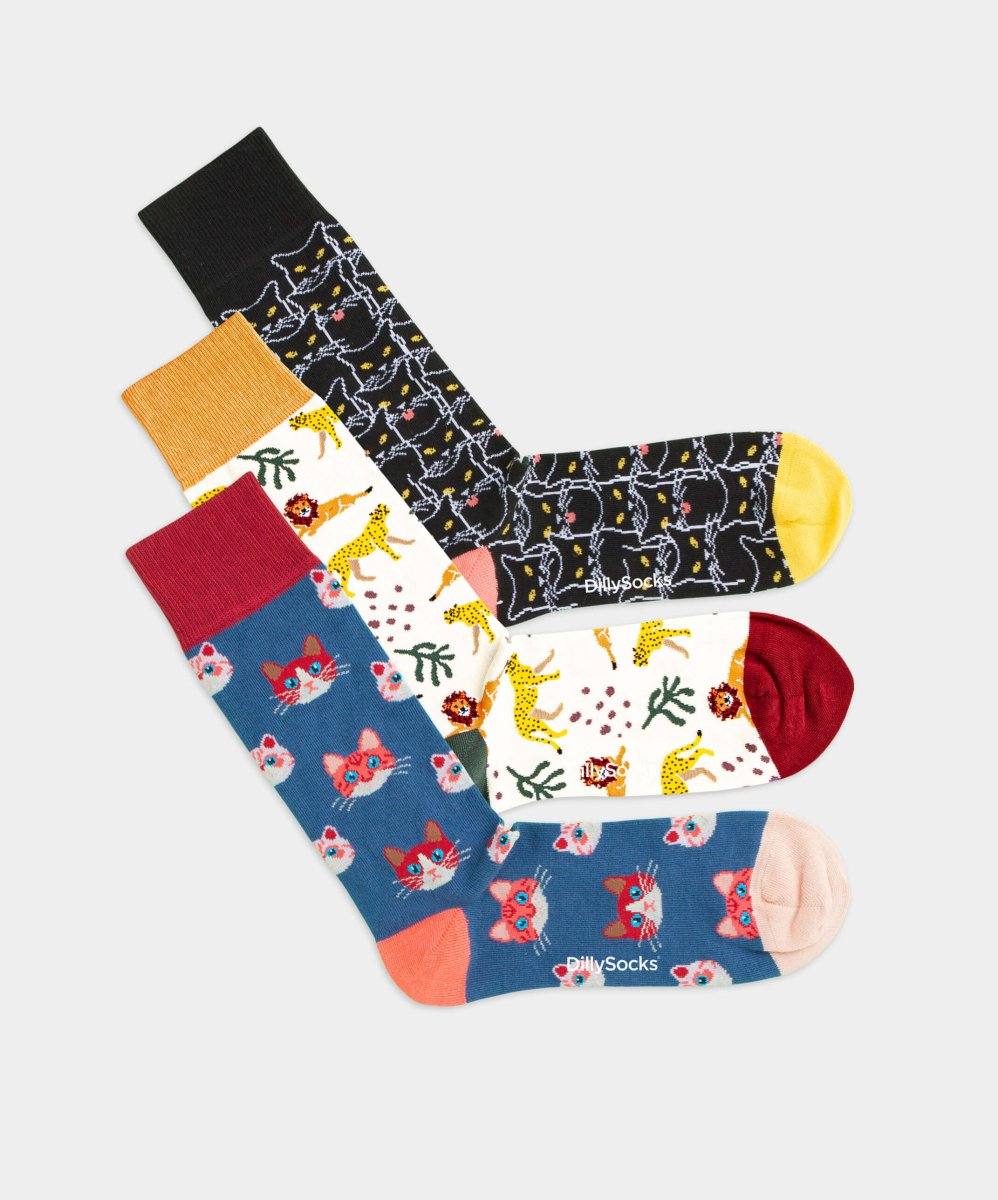 Socken - Sets Cat Lover (3er Pack) von DillySocks